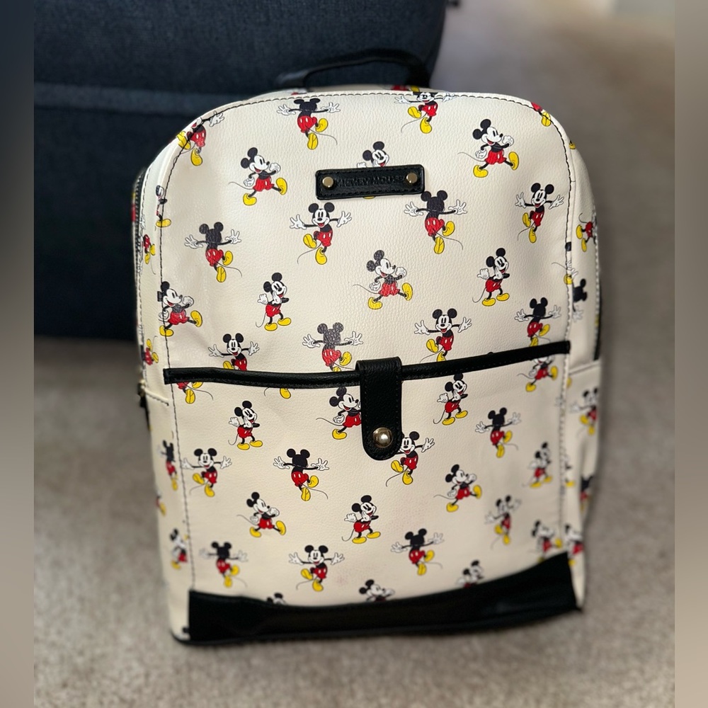 Mickey Mouse Leather Backpack